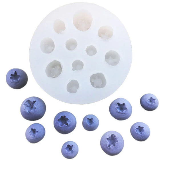 3D Blueberry silicone mold